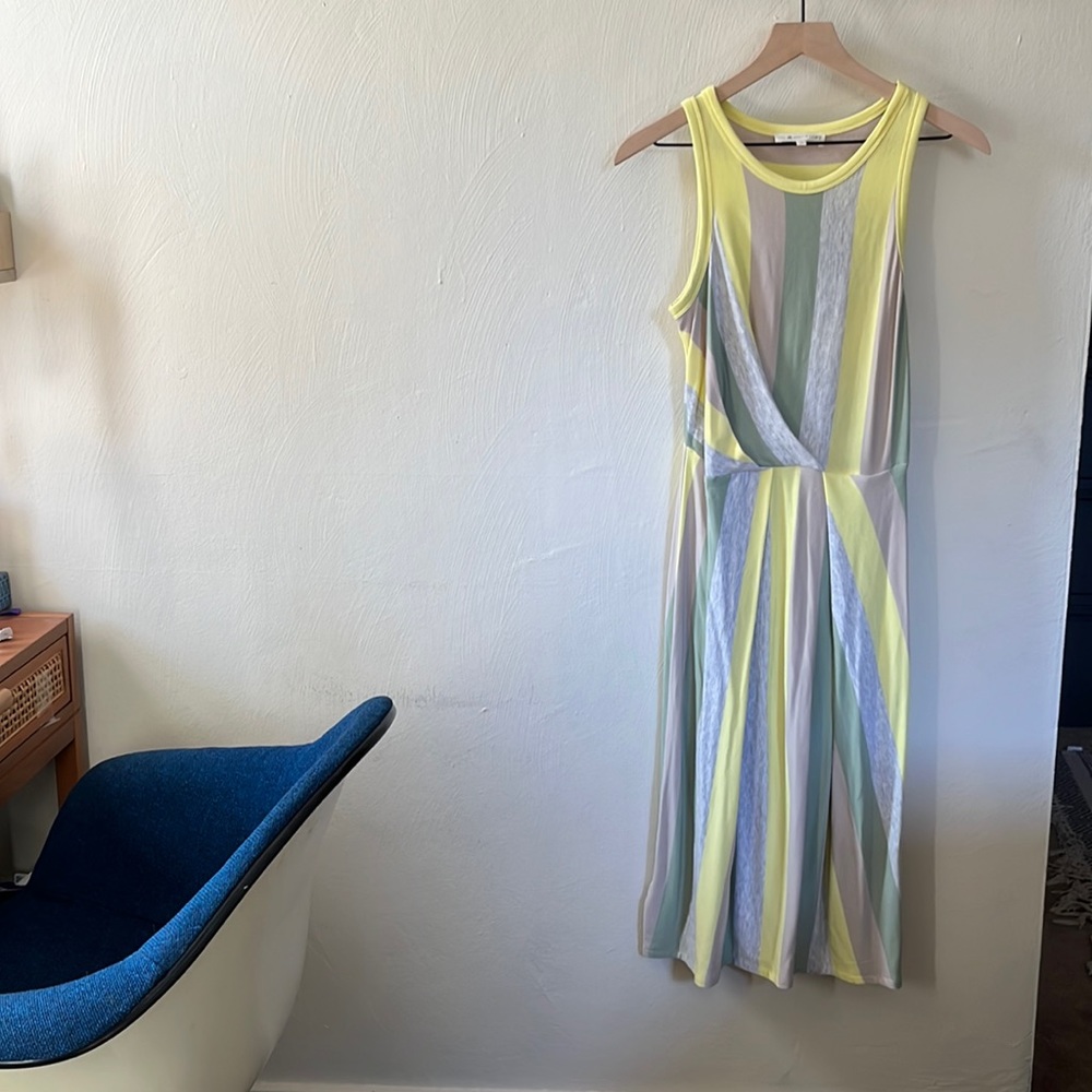 Thick Jersey Lou Grey midi dress